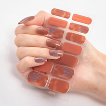 Load image into Gallery viewer, New Year Patterned Nail Decor Nail Polish Nail Art Stickers Full Beauty Sticker for Nails Nail Accessorie Christmas Nail Sticker 3D Nail Art Stickers Decal Slider Template Diy Nail Tool Decorations Nail Art Design Self Adhesive Luxury Designer Nail Sticke