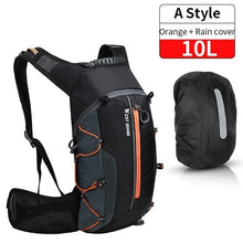 将图片加载到图库查看器,Bike Bags Portable Waterproof Backpack Cycling Water Bag Outdoor Sport Climbing Hiking Pouch Hydration Backpack Bike Backpack Mountain Biking Daypack Cycling Hiking Bicycle 10L