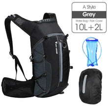 将图片加载到图库查看器,Bike Bags Portable Waterproof Backpack Cycling Water Bag Outdoor Sport Climbing Hiking Pouch Hydration Backpack Bike Backpack Mountain Biking Daypack Cycling Hiking Bicycle 10L
