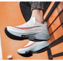 将图片加载到图库查看器,Mens Running Sneakers Luxury Mens Casual Shoes Trainer Race Off White Shoes Slip on Walking Casual Breathable Air Cushion Fashion Lightweight Sneakers