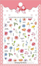 Load image into Gallery viewer, New 3D Self-Adhesive Lovely Red Lips Image Nails Stickers for Nails Sticker Decorations Manicure Valentine's Day Nail Art Sticker Decals 3D Exquisite Pattern Nail Art Supplies Self-Adhesive Luxurious Nail Art Decoration