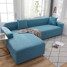 将图片加载到图库查看器,Elegant Elastic Sofa Covers Set for Living Room Chaise Lounge L Shape Corner Stretch Couch Armchair Slipcover Furniture Protector Shaped Sofa Cover Sectional Couch Cover for Living Room Fabric Chaise Lounge Slipcover