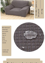 将图片加载到图库查看器,Sofa Cover Waterproof Waffle Sofa Cover All-Inclusive Thick Sofa Towel Waterproof Sofa Cushion Waterproof Couch Cover Dual Waterproof Sofa Cover Stretch Jacquard Sofa Slipcover Leakproof Furniture Protector For Kids
