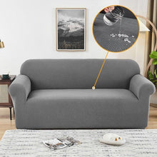 将图片加载到图库查看器,Sofa Cover Waterproof Waffle Sofa Cover All-Inclusive Thick Sofa Towel Waterproof Sofa Cushion Waterproof Couch Cover Dual Waterproof Sofa Cover Stretch Jacquard Sofa Slipcover Leakproof Furniture Protector For Kids