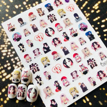 将图片加载到图库查看器,3D Nail Art Stickers Decal Template Nail Tool Decorations Nail Slider Metallic Nail Art Stickers Set Love Metal Nail Studs Decals for Women Nail Decorations Accessories Metal Curve Stripe Lines Design Letter Nail Sticker Decoration