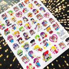 将图片加载到图库查看器,3D Nail Art Stickers Decal Template Nail Tool Decorations Nail Slider Metallic Nail Art Stickers Set Love Metal Nail Studs Decals for Women Nail Decorations Accessories Metal Curve Stripe Lines Design Letter Nail Sticker Decoration