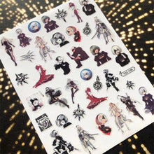 将图片加载到图库查看器,3D Nail Art Stickers Decal Template Nail Tool Decorations Nail Slider Metallic Nail Art Stickers Set Love Metal Nail Studs Decals for Women Nail Decorations Accessories Metal Curve Stripe Lines Design Letter Nail Sticker Decoration