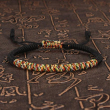 将图片加载到图库查看器,National Style Lucky Red String Bracelet Handmade Braided Knot Charm Bracelets For Women Men Red Bracelet Protection Red Cord Bracelet Adjustable Braided Knot Bracelet