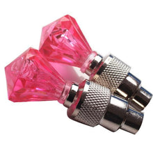 将图片加载到图库查看器,2PCS Bicycle Valve Lights Wheel Spokes Tire LED Light Tire Valve Caps Cycling Lantern Lamp Bike Accessory LED Bike Wheel Light Tire Valve Cap Neon Lamp Shockproof For Front And Rear Wheel Flashing Lamp Glow In The Dark Cool Accessories