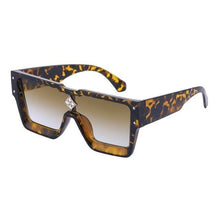 Load image into Gallery viewer, Oversized Square Shape Sunglasses For Women & Men New Luxury Design Sun Glasses For Female New Fashionable Large Frame Silver Mirror Eyewear