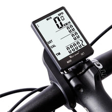 将图片加载到图库查看器,Wireless Wired Bike Computer Backlight Speedometer Odometer Rainproof Cycling Stopwatch Road Bicycle Computer Multifunction With Extra Large LCD Backlight Display Waterproof Design