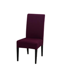 Load image into Gallery viewer, Solid Color Chair Covers Elastic Stretch Protection Case Slipcovers for Wedding Restaurant Home Kitchen Dining Chair Cover Dining Chair Slipcovers Stretch Parsons Chair Covers Sets Chiar Protector Removable Washable Elastic for Ktichen Dining Room