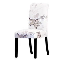 Load image into Gallery viewer, Printed Chair Cover Economical and Practical Stretch Seat Cover Slipcovers Big Elastic Washable Dining Chairs Beach Chairs Removable Washable Short Parsons Kitchen Chair Covers Protector for Dining Room Hote