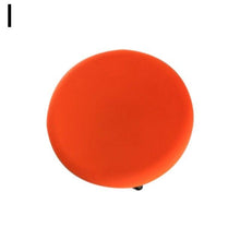 将图片加载到图库查看器,Polyester Fabric Round Chair Cover Waterproof Dining Seat Chair Covers Hotel Banquet Seat Covers Chair Protector Round Bar Stool Seat Covers Washable Stool Cushion Slipcover Elastic Bar Chair Covers