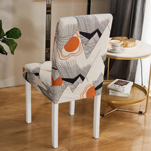Load image into Gallery viewer, Spandex Seat Chair Cover Removable Slipcover Anti-Dirty Kitchen Cover For Banquet Wedding Dinner RestaurantStretch Spandex Dining Chair Slipcovers Removable Washable Dining Room Chair Protector Cover Seat Slipcover