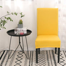 Load image into Gallery viewer, Spandex Seat Chair Cover Removable Slipcover Anti-Dirty Kitchen Cover For Banquet Wedding Dinner RestaurantStretch Spandex Dining Chair Slipcovers Removable Washable Dining Room Chair Protector Cover Seat Slipcover