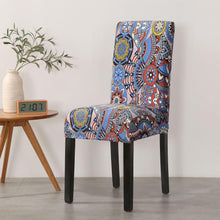Load image into Gallery viewer, Print Pattened Dining Chair Cover Spandex Elastic Chair Slipcover Stretch Case For Chairs Wedding Hotel Banquet Fit Stretch Short Dining Room Chair Covers with Printed Pattern Banquet Chair Seat Protector Slipcover For Home Party Hotel Wedding Ceremony