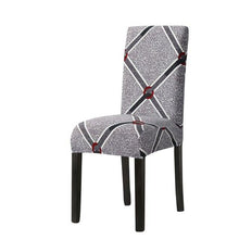 Load image into Gallery viewer, Print Pattened Dining Chair Cover Spandex Elastic Chair Slipcover Stretch Case For Chairs Wedding Hotel Banquet Fit Stretch Short Dining Room Chair Covers with Printed Pattern Banquet Chair Seat Protector Slipcover For Home Party Hotel Wedding Ceremony