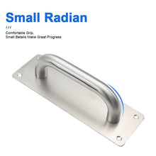 Load image into Gallery viewer, Large Size Door Handle Stainless Steel Furniture Handles Door Knob Pull Handle Stainless Steel Flush Concealed Furniture Handle for Door Drawer Cupboard Cabinet Sliding Door