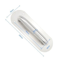 Load image into Gallery viewer, Large Size Door Handle Stainless Steel Furniture Handles Door Knob Pull Handle Stainless Steel Flush Concealed Furniture Handle for Door Drawer Cupboard Cabinet Sliding Door