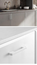 Load image into Gallery viewer, Handles Drawer Cabinet Furniture Kitchen Handles For Cabinet Knob Door Drawer Furniture Kitchen Knob Simplicity White Stainless Steel Hollow Tube Bar Drawer Pulls Cupboard Knob For Kitchen Furniture Hardware