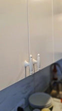 Load image into Gallery viewer, Handles Drawer Cabinet Furniture Kitchen Handles For Cabinet Knob Door Drawer Furniture Kitchen Knob Simplicity White Stainless Steel Hollow Tube Bar Drawer Pulls Cupboard Knob For Kitchen Furniture Hardware