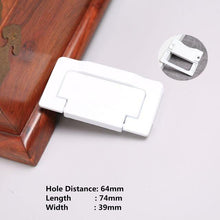 Load image into Gallery viewer, Handles Drawer Cabinet Furniture Kitchen Handles For Cabinet Knob Door Drawer Furniture Kitchen Knob Simplicity White Stainless Steel Hollow Tube Bar Drawer Pulls Cupboard Knob For Kitchen Furniture Hardware