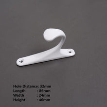 Load image into Gallery viewer, Handles Drawer Cabinet Furniture Kitchen Handles For Cabinet Knob Door Drawer Furniture Kitchen Knob Simplicity White Stainless Steel Hollow Tube Bar Drawer Pulls Cupboard Knob For Kitchen Furniture Hardware