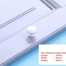 Load image into Gallery viewer, Handles Drawer Cabinet Furniture Kitchen Handles For Cabinet Knob Door Drawer Furniture Kitchen Knob Simplicity White Stainless Steel Hollow Tube Bar Drawer Pulls Cupboard Knob For Kitchen Furniture Hardware