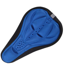 Load image into Gallery viewer, Mountain Bike Saddle Cover Thick Breathable Super Soft Bicycle Saddle Silicone Sponge Bike Seat Sports Bike Seat Cover Padded Bike Seat Cushion Bicycle Saddle Pad For Women Men With Hollow Design