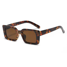 Load image into Gallery viewer, Classic New Rectangle Shape Sunglasses For Women Rectangle Sunglasses for Women 90’s Vintage Shades Square Thick Frame Glasses Luxury Design New Small Square Eyewear Decent Shades