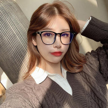 Load image into Gallery viewer, Blue Light Blocking Glasses Frame Lightweight Eyeglasses Frame Filter Blue Ray Computer Game Glasses Oversized Women Eyeglasses Transparent Anti Blue Ray Men Modern Simple Frames