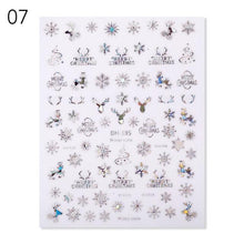 将图片加载到图库查看器,Sliver Bronzing Christmas Slider Nail Art 3D Decals Decoration Snowflake Nail Art Sticker Manicures Transfer Foil Xmas Gift Nails Snowflake Nail Art Stickers Decals Christmas Nail 3D Self Adhesive Nail Stickers for Acrylic Nails Snowflake