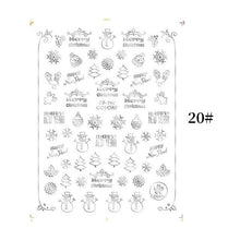 将图片加载到图库查看器,Sliver Bronzing Christmas Slider Nail Art 3D Decals Decoration Snowflake Nail Art Sticker Manicures Transfer Foil Xmas Gift Nails Snowflake Nail Art Stickers Decals Christmas Nail 3D Self Adhesive Nail Stickers for Acrylic Nails Snowflake