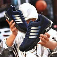Load image into Gallery viewer, Running Mens Sport Elegant Sneakers Air Cushion Sneakers Lace Up Low Top Jogging Shoes Man Athletic Footwear Breathable Comfortable Athletic Running Sneakers