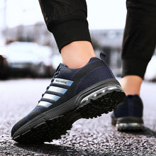 Load image into Gallery viewer, Running Mens Sport Elegant Sneakers Air Cushion Sneakers Lace Up Low Top Jogging Shoes Man Athletic Footwear Breathable Comfortable Athletic Running Sneakers