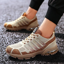 Load image into Gallery viewer, Running Mens Sport Elegant Sneakers Air Cushion Sneakers Lace Up Low Top Jogging Shoes Man Athletic Footwear Breathable Comfortable Athletic Running Sneakers