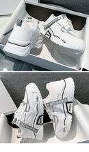 Load image into Gallery viewer, Fashion Spring Reflective Women Sneakers Lace Up Chunky Sneakers Mixed Color Women's Lightweight Casual Everyday Walking Fashion Chunky Sneakers