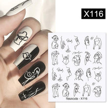 Load image into Gallery viewer, Rainbow Wave Love Heart Pattern Water Decals Stickers Butterfly Dragon Geometry Slider For Nails Art Decoration Tip Water Transfer Nail Decals Sticker For Pretty Girl Self-Adhesive Nail Decals Designer Nail Stickers for Acrylic
