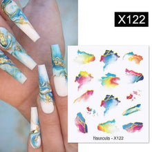 Load image into Gallery viewer, Rainbow Wave Love Heart Pattern Water Decals Stickers Butterfly Dragon Geometry Slider For Nails Art Decoration Tip Water Transfer Nail Decals Sticker For Pretty Girl Self-Adhesive Nail Decals Designer Nail Stickers for Acrylic