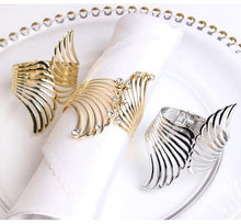 Load image into Gallery viewer, Angel's Wing Curtain Strap Modern Simple Curtain Clip Without Punching And Installation Of Metal Decorative Curtain Buckle Curtain Tiebacks Clips For Window Drapes Holdbacks Decorative Sheer Curtain Tiebacks For Girl' Room