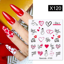 将图片加载到图库查看器,Egg Shell French Lines Water Decals Sticker Geometric Flowers Leaves Bubble Design Slider For Manicuring Nail Art Manicure Lips Nail Art Decorations Slider Nail Art Stickers Decals Nail Art Supplies Valentines Day 3D Self-Adhesive Nail Decorations