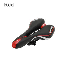 将图片加载到图库查看器,Sport Bicycle Saddle Soft Shock Absorbing Hollow Bike Cushion Road Cycling Sponge Comfortable Bicycle Seat Most Comfortable Bicycle Saddle Shock Absorber Waterproof Suitable For Fitness Outdoor Wide Soft Padded Bike Saddle