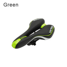 将图片加载到图库查看器,Sport Bicycle Saddle Soft Shock Absorbing Hollow Bike Cushion Road Cycling Sponge Comfortable Bicycle Seat Most Comfortable Bicycle Saddle Shock Absorber Waterproof Suitable For Fitness Outdoor Wide Soft Padded Bike Saddle