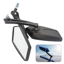 Load image into Gallery viewer, Bicycle Rear View Mirror Bike Scooter Clear Back Sight Reflector Adjustable Rotatable Handlebar Cycling Mirror HD Safety Bicycle Cycling Rearview Mirror And New Scratch Resistant Convex Lens Universal Adjustable Rotatable Handlebar Glass Lens Mirror