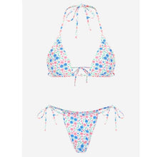 Load image into Gallery viewer, Bikini Swimsuit Solid Color Bikini Set Swimwear Bathing Suit Women Bikinis String Beach Women Two Piece Bikini Swimsuit Bathing Suits Halter Triangle Tops String Bikini Sets