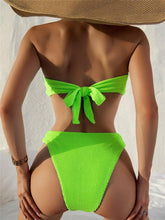 Load image into Gallery viewer, Women One-Shoulder Bikini Swimsuit Women Push Up Swimwear Women's Bathing Suit Comfortable Bikini Ribbed Two Piece Swimsuit Bikini Set Summer Bathing Suit Beach Wear Swimming Suit