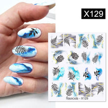 将图片加载到图库查看器,Spring Simple Green Theme Water Decal Sticker Flower Leaf Tree Summer Slider For Manicuring Nail Art Watermarks Art Decoration Manicure Tools Nail Watermark Decals iridescent Decoration Nail Self-Adhesive Decals Nail Stickers Water Transfer Fresh Nail