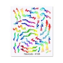 将图片加载到图库查看器,Cool Geometrics Pattern Water Decals Stickers Flower Leaves Slider For Nails Spring Summer Nail Art Decoration Tattoos Women Nail Art Stickers Water Transfer Decals Design Nail Art Supplies Manicure Acrylic Nail Foil Stencils Decorations