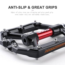 将图片加载到图库查看器,Pedals Bicycle Aluminum Pedal Mountain Urban Road Parts Sealed Bearing Flat Platform All-Round Pedals Bike Accessories Advanced 4 Bearings Mountain Bike Pedals Platform Bicycle Flat Alloy Pedals